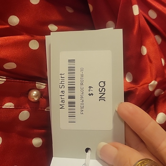 010 JNSQ 100% Mulberry Silk Blouse - Picture 14 of 16